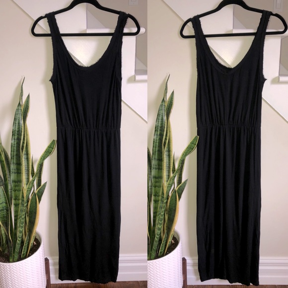 Aritzia T Babaton With Silk Black Long Dress - Picture 1 of 5